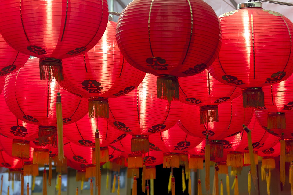 Lots of Chinese lanterns