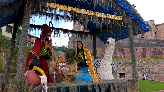 Peruvian nativity scene